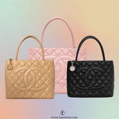 chanel medallion tote colors|chanel medallion tote serial number.